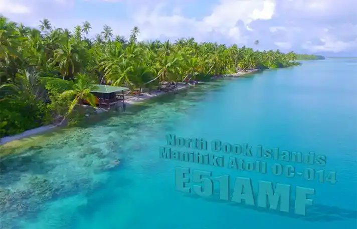 QSL card from Cook Islands DXpedition